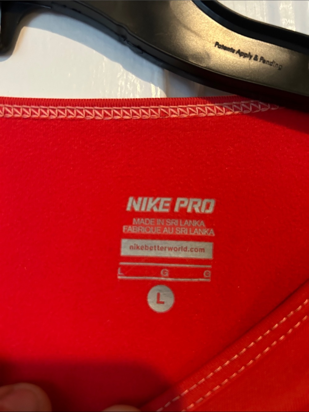 Nike Pro Red Performance Top - Picture 2 of 7